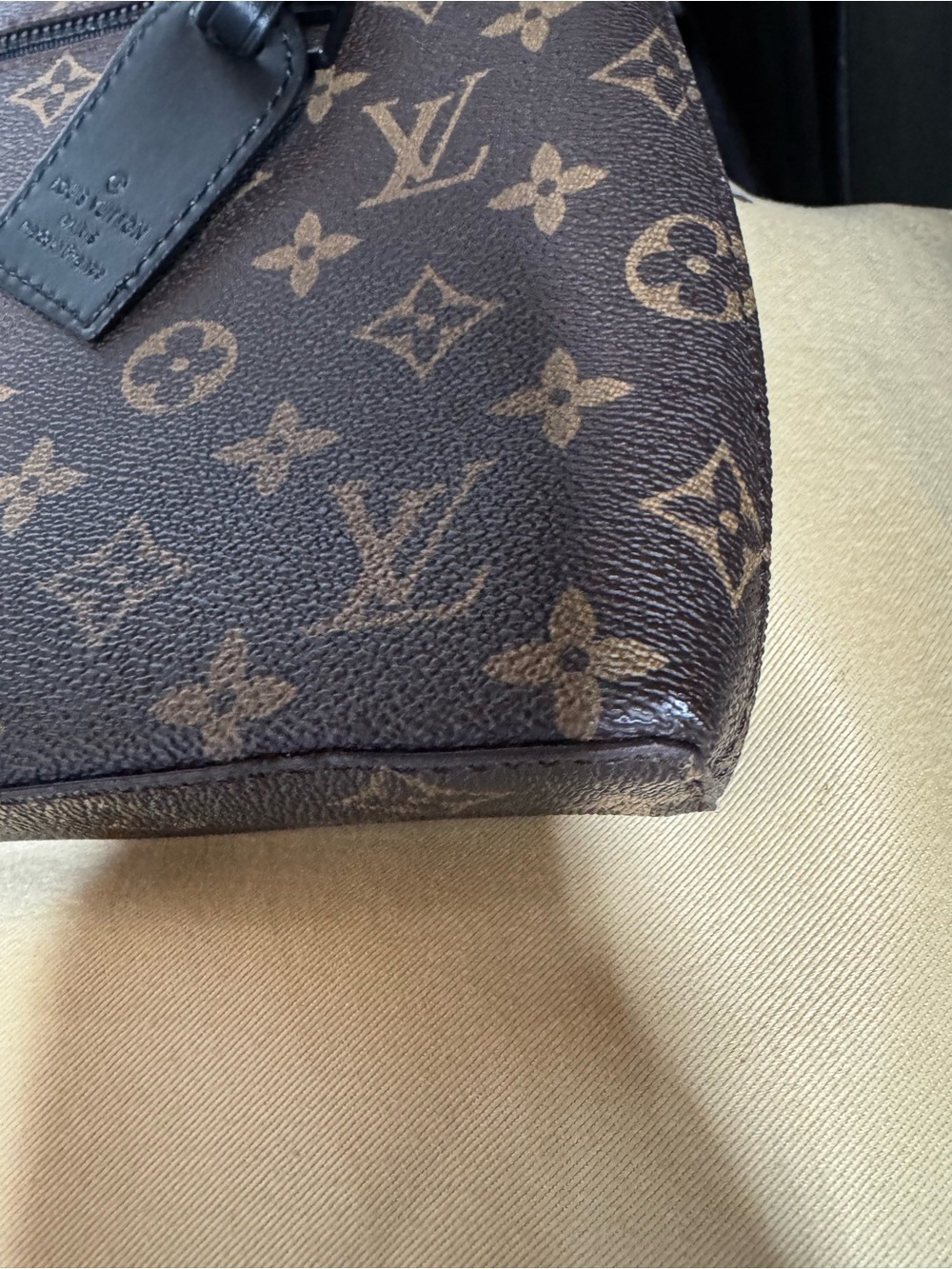 NEW LV Brown Leather Monogram Clutch - Picture 7 of 8